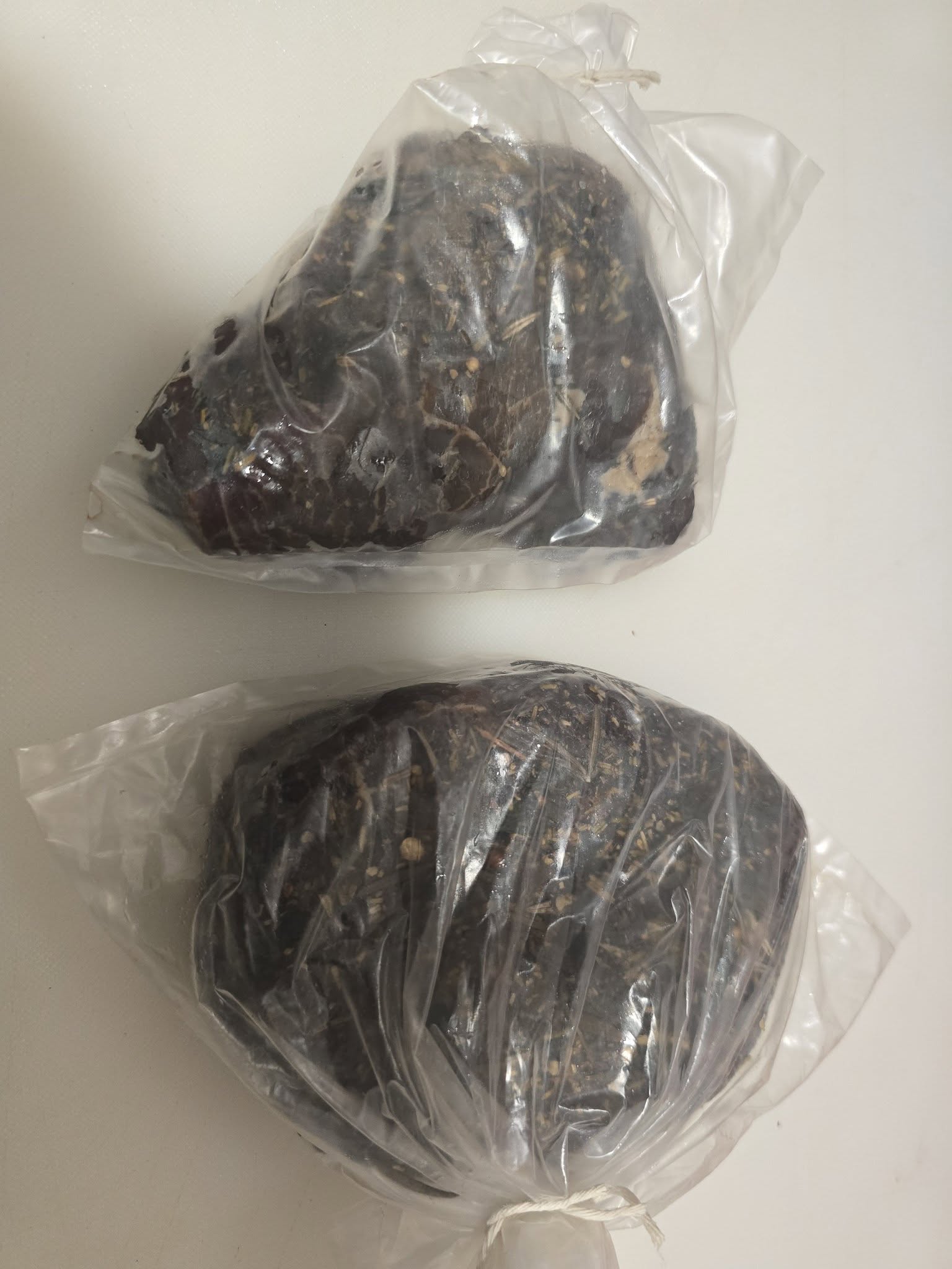 Bresaola in a curing bag